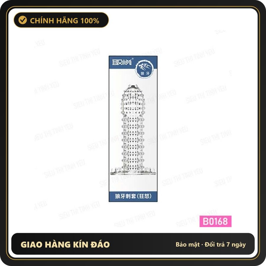 (Che Tên) Bao cao su Aichao dài 12.5cm toàn thân gai 335637 [Mã CK-SP908868-06] Cao Cấp Bảo Đảm