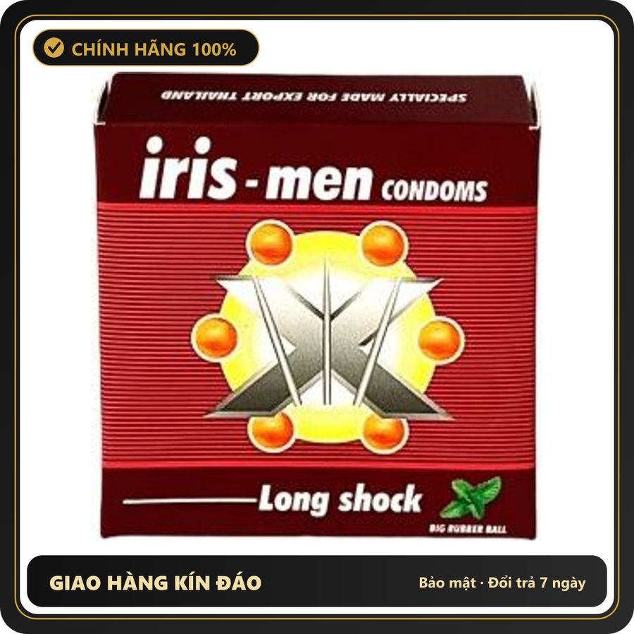 (Che Tên) BAO CAO SU IRIS MEN 6 BI LỚN HỘP 1 CÁI [Mã CK-SP909749-01] - Hàng Mới Về