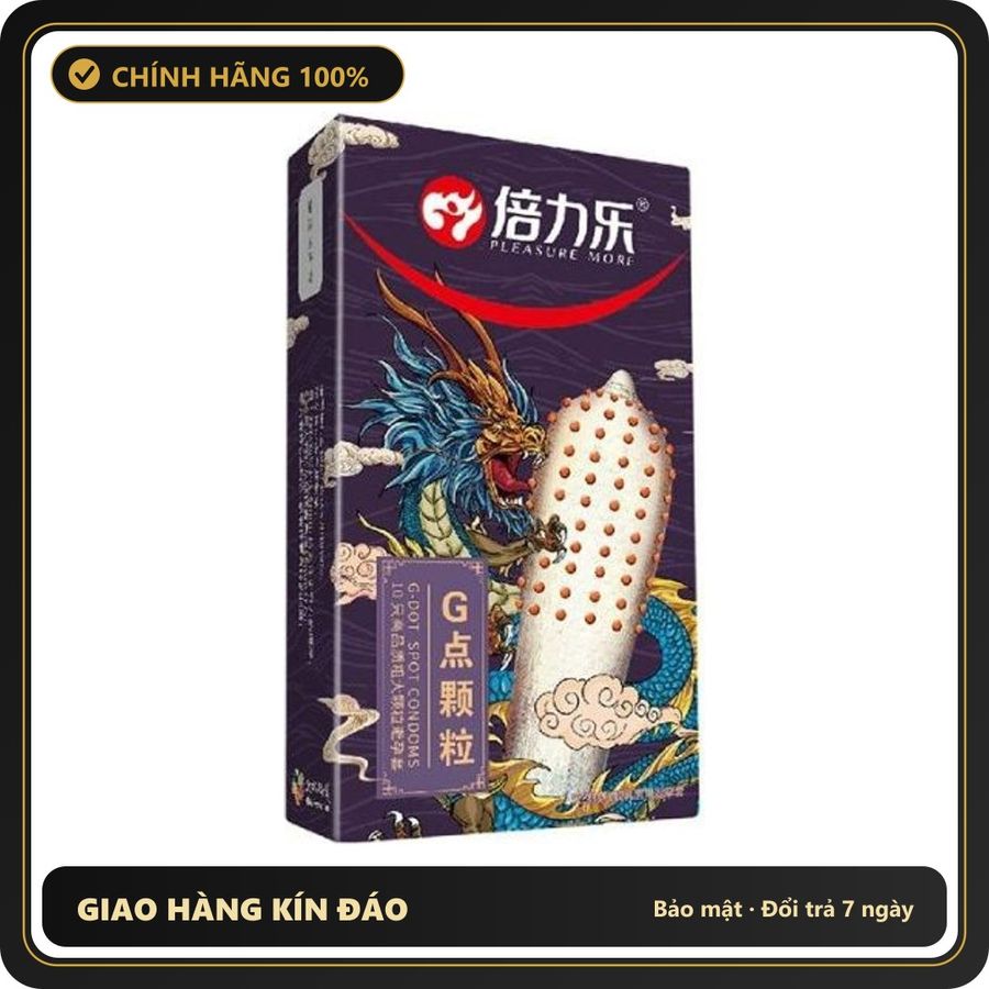 (Che Tên) Bao Cao Su Siêu Gai G-DOT SPOT 520 Hạt Nổi (Hộp 10 Chiếc) [Mã CK-SP911168-01] Bảo Mật Tuyệt Đối