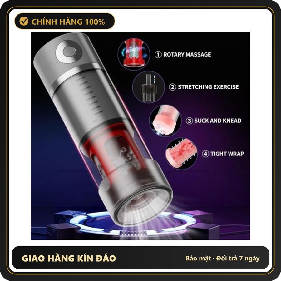(Che Tên) Âm Đạo Giả Yezakura Ares Chế Độ Hút Xoáy Có Âm Thanh 331706 [Mã TOY-10092] Chuẩn Auth