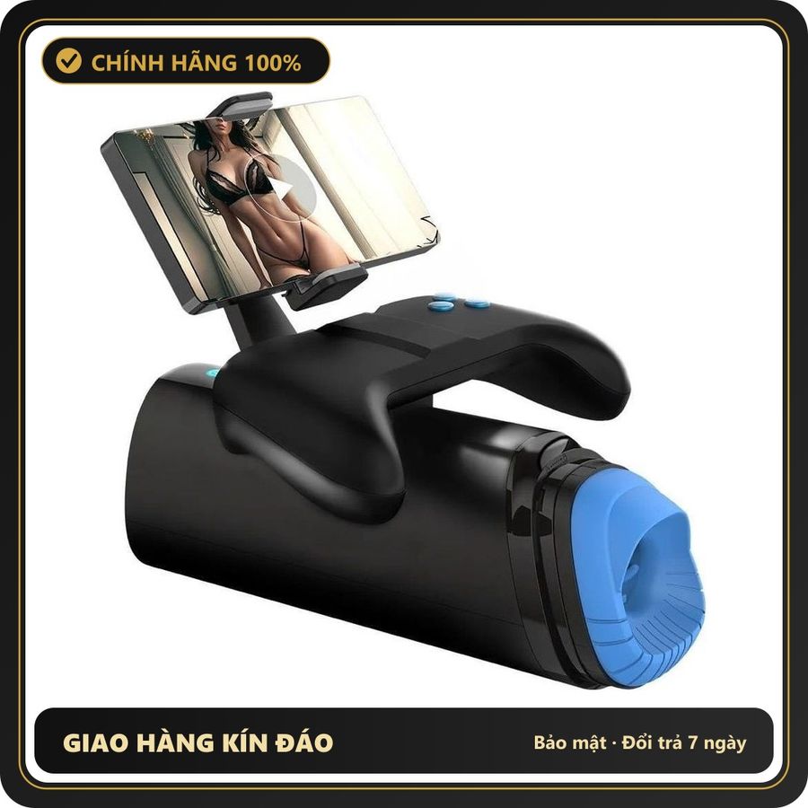 (Che Tên) Âm đạo đạo giả thụt hút đa tần có tay cầm cao cấp M100 Pro [Mã TOY-10104] Giao Nhanh Toàn Quốc