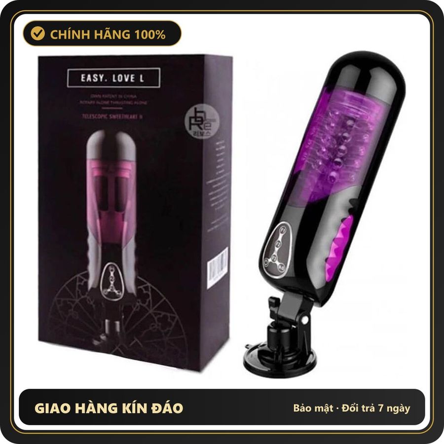 (Che Tên) Âm đạo giả đa năng Easy Love L 328051 [Mã TOY-10124] Cao Cấp Bảo Đảm