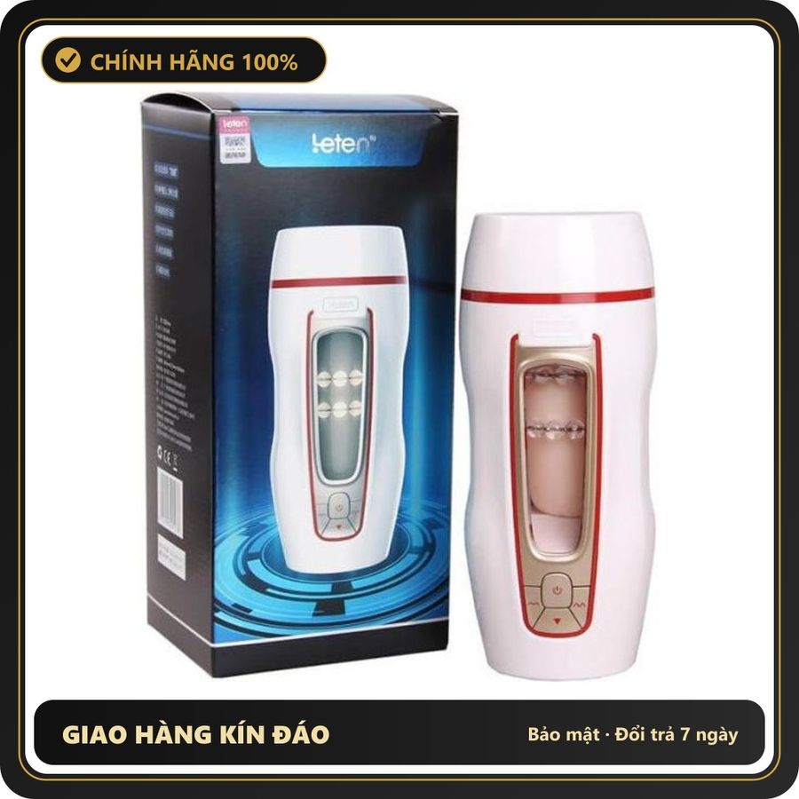 (Che Tên) Âm Đạo Giả Vagina Cup Leten massage sóng âm Có Âm Thanh Rên Rỉ [Mã TOY-10152] Giao Nhanh Toàn Quốc