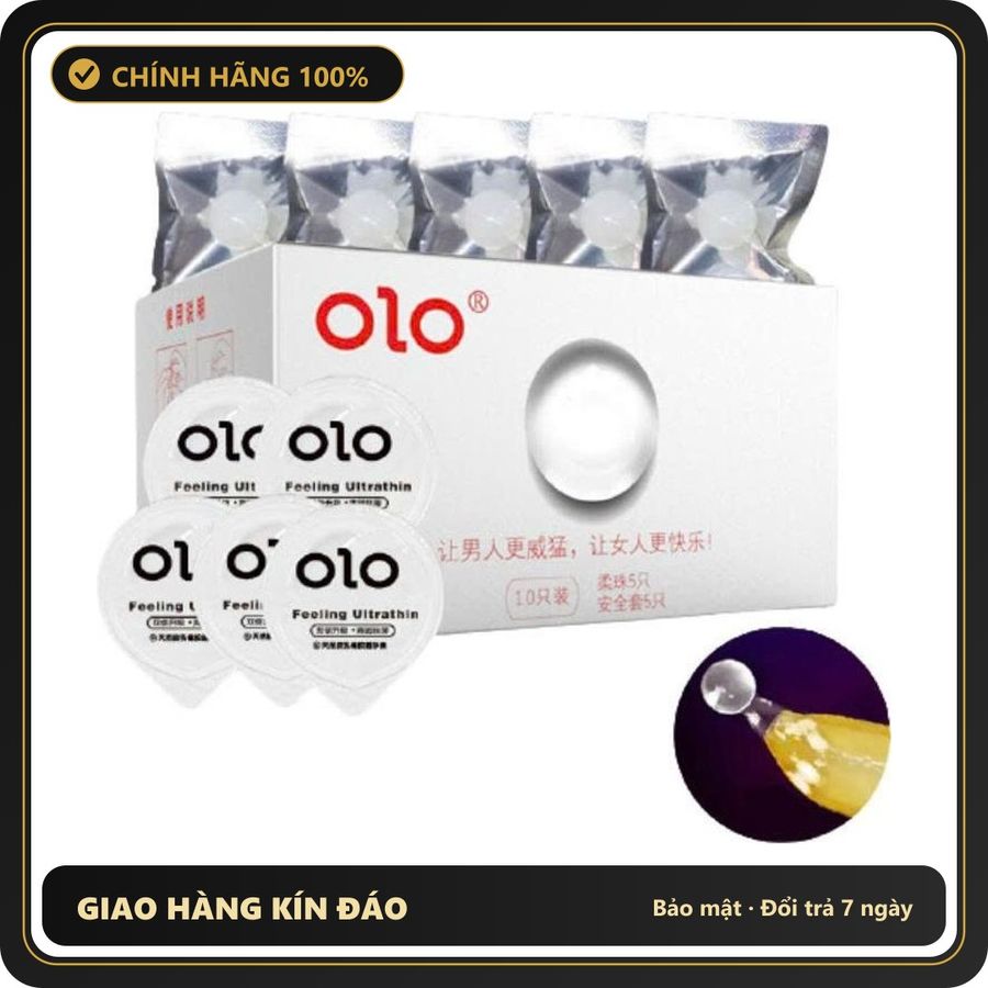 (Che Tên) Bao cao su siêu mỏng 001, kết hợp bi 1,5cm giúp tăng chiều dài, tăng khoái cảm - Hộp 5 bao 5 bi 1,5cm Hộp Trắng Kín