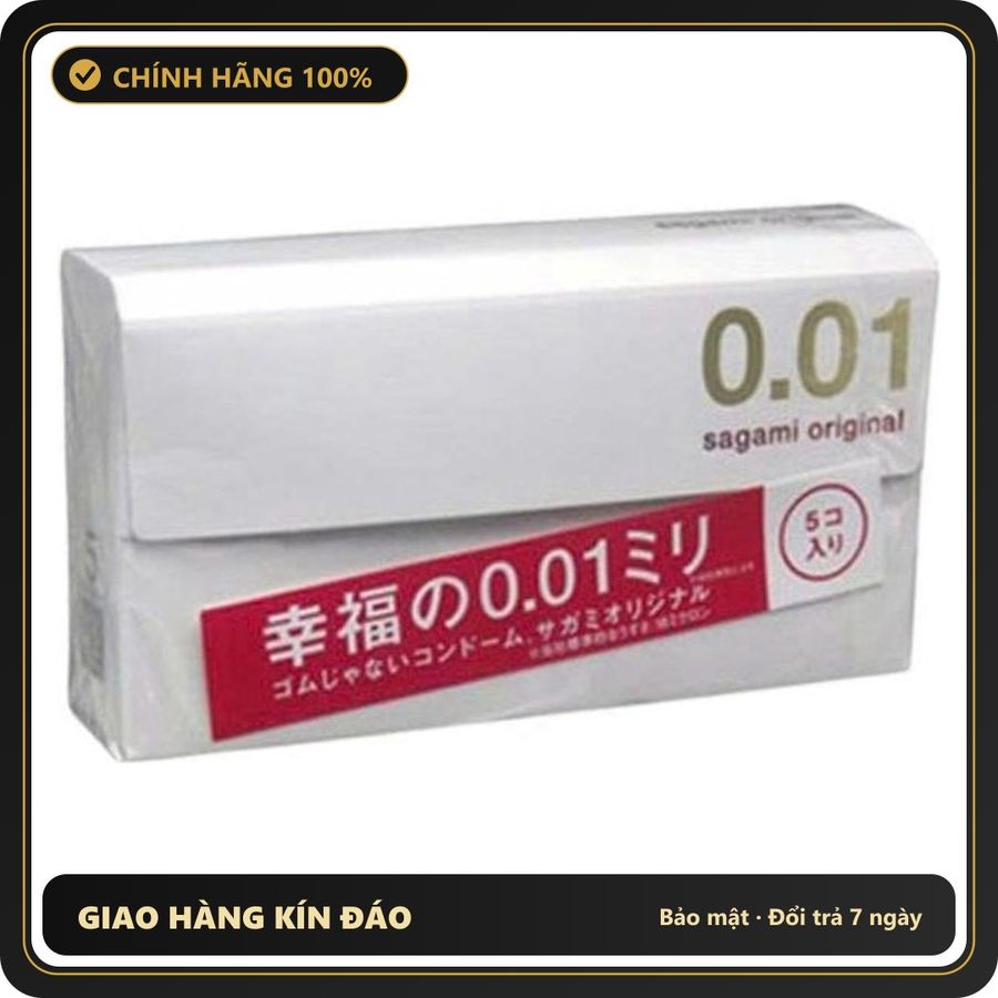 (Che Tên) Bao cao su Sagami 001 cao cấp Nhật Bản mang lại cảm giác chân thật Giao Nhanh Toàn Quốc
