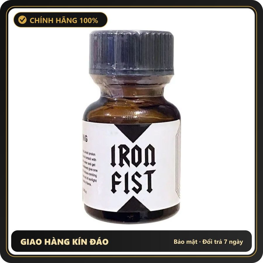 (Che Tên) Chai hít tăng khoái cảm Popper PWD USA Iron Fist Ver 2 - Chai 10ml 347184 Giao Nhanh Toàn Quốc
