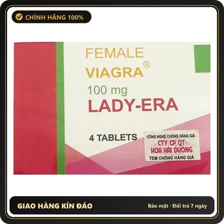 (Che Tên) Hộp 4v Lady mỹ hỗ trợ chăm sóc và cải thiện ở nữ hiệu quả Chuẩn Auth