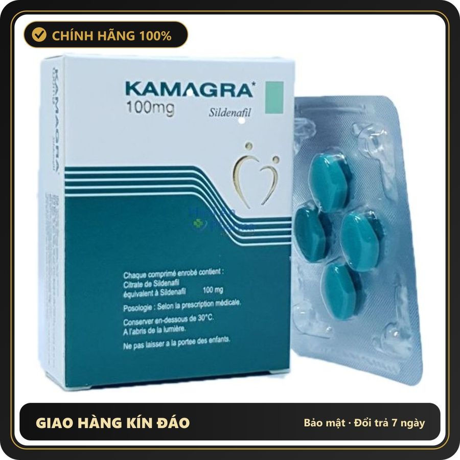(Che Tên) Hộp 4v Xanh Ấn Độ Hỗ Trợ Chăm Sóc Nam Ổn Định Dài Lâu - Hàng Mới Về