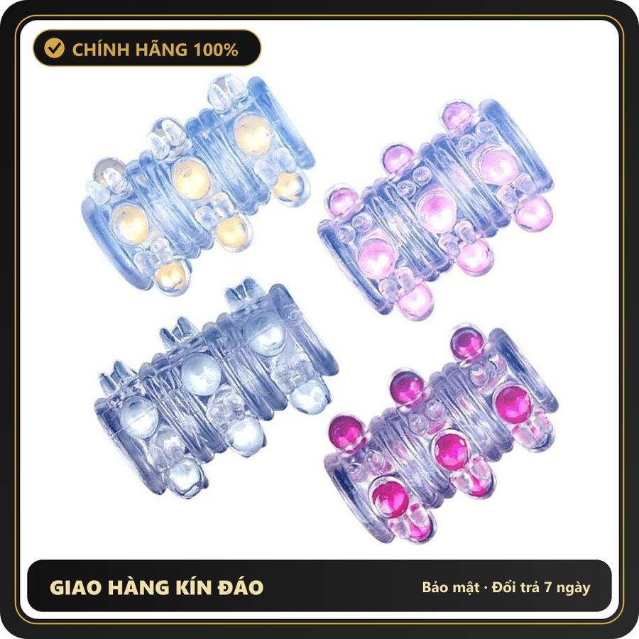 (Che Tên) Bao cao su đôn khúc giữa 8 bi mềm mại tăng khoái cảm cuộc yêu Bảo Mật Tuyệt Đối