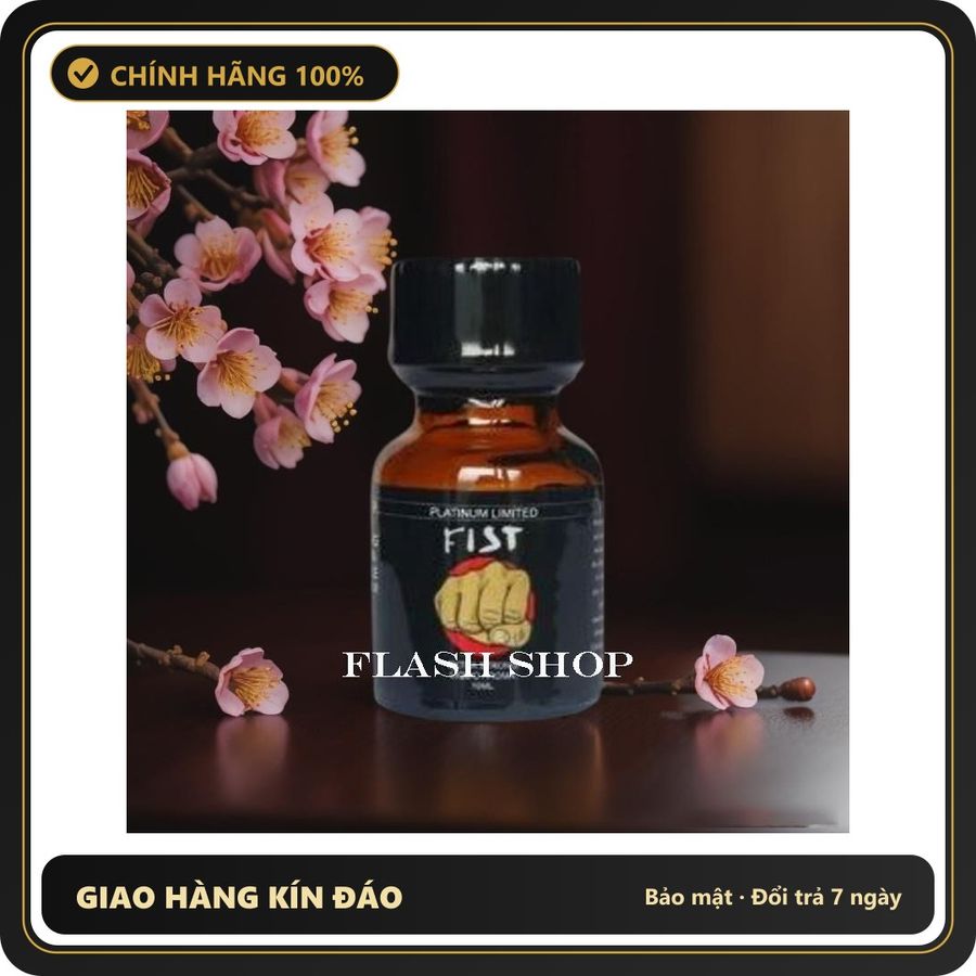 (Che Tên) Nước hoa Popper LGBT FIST 10ml Cao Cấp Bảo Đảm - chai 10ml, hương dịu không nồng, hàng chuẩn nhập khẩu
