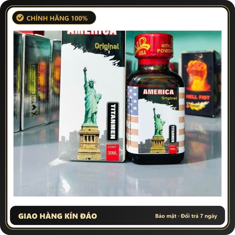 Chai hít tăng khoái cảm Popper TITANMEN 30ml sản phẩm giá tốt Popper 30ml USA, Hàng Chính Hãng, Sale
