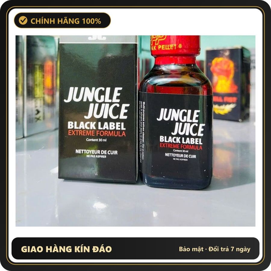 Chai hít tăng khoái cảm Popper JUNGLE JUICE 30ml Chai Hít Popper 30ml USA, Hàng Nhập Khẩu Chính Hãng, Giá Tốt