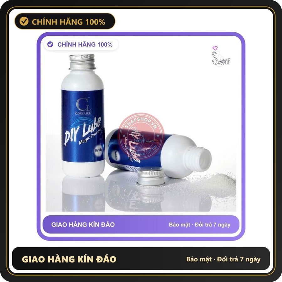 Cokelife DIY - Bột Gel Bôi Trơn Lube Magic Powder dịu nhẹ an toàn, dịu nhẹ an toàn cho da Chính Hãng