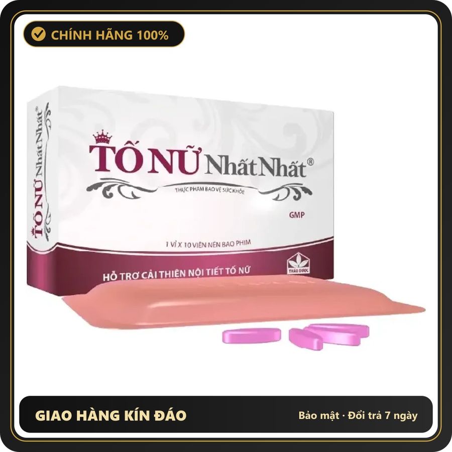 Hỗ trợ sinh lý nữ TỐ NỮ Nhất Nhất hộp 1 vỉ x 10 viên - Viên uống Nhập Khẩu Chính Hãng