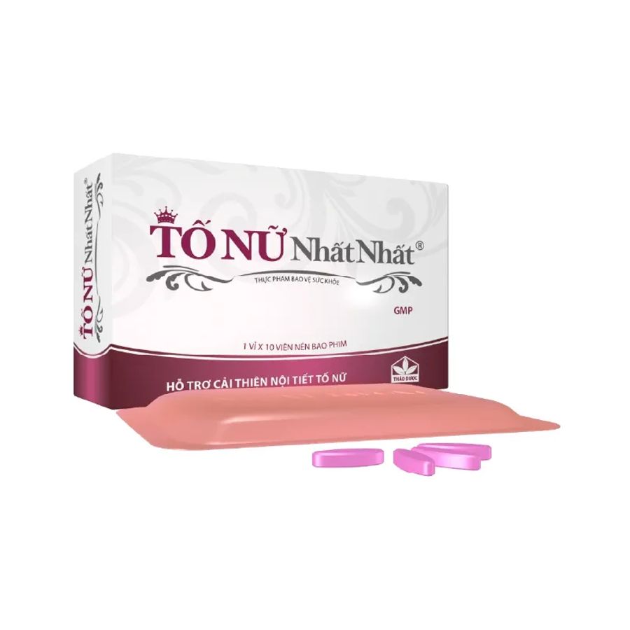 Hàng Nội Địa Cao Cấp - Viên Hỗ Trợ hỗ trợ sinh lý nữ TỐ NỮ Nhất Nhất hộp 1 vỉ x 10 viên