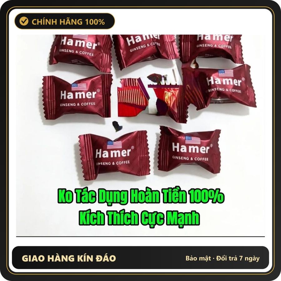 Viên uống hỗ trợ sinh lý nam Ha mer Combo 8 viên kẹo hamer mỹ chính hãng, cực mạnh, tác dụng nhanh chóng, giúp hỗ trợ tăng cường sinh lý cho nam nữ, a