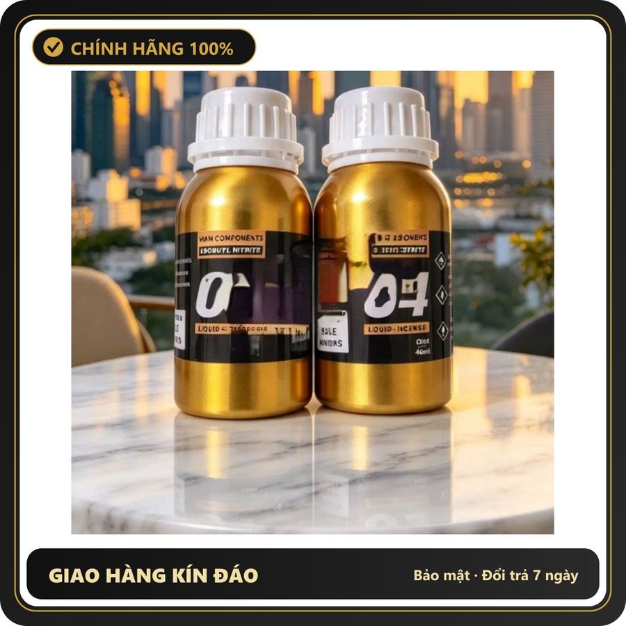 Chai hít tăng khoái cảm Popper MAN COMPONENTS 100ml Sale Popper khô 100ml, hàng chính hãng USA, Siêu Mạnh, Tác Dụng Nhanh Chóng, Hít Là Phê Ngay, An