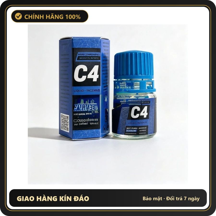 Chai hít tăng khoái cảm Popper C4 20ml Hàng Chính Hãng USA Popper 20ml Giá Tốt, Tác Dụng Nhanh Chóng