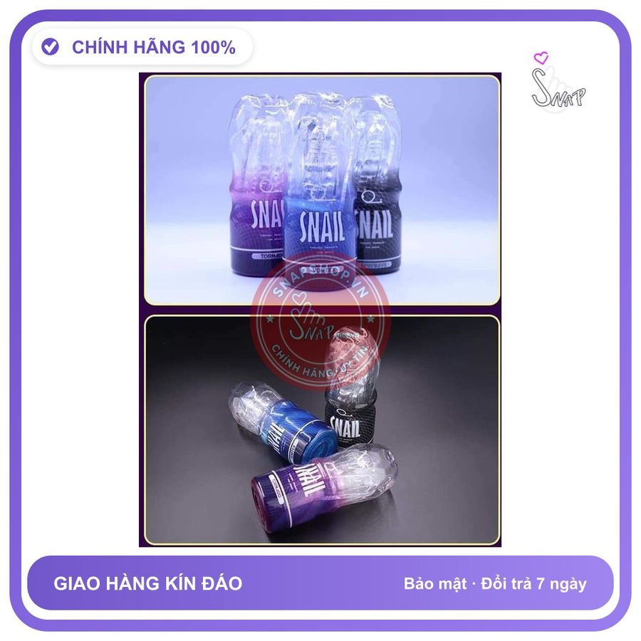 SNAIL Hàng Chính Hãng che tên sản phẩm bảo mật kín đáo, Cốc Tình Yêu Cho Nam, Gân Gai Ôm Chặt Tăng Cảm Giác Cực Mạnh,Bao Sướng
