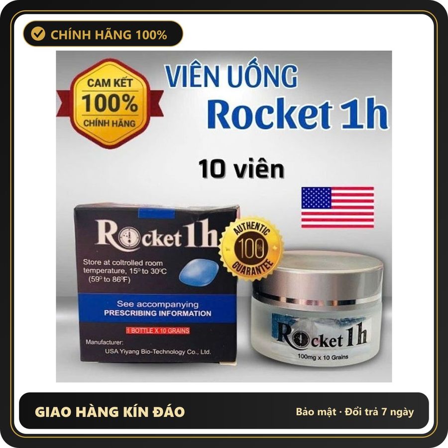 Rocket 1h Shop chính hãng, thuốc Rocket 1h Siêu Mạnh tác dụng nhanh, ko tác dụng hoàn tiền