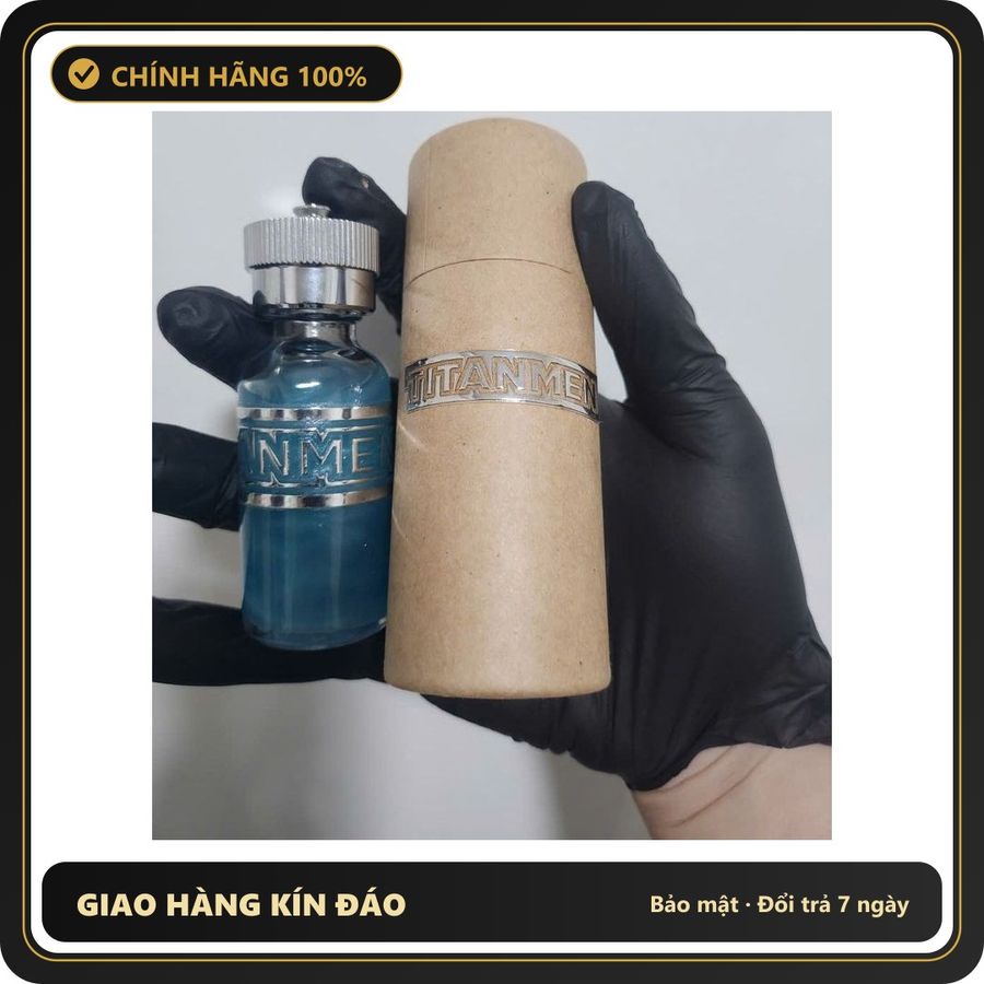 Chai hít tăng khoái cảm Popper TITAN MEN 30ml Shop chính hãng, Popper pháp 30ml, Siêu Thơm, Cực Mạnh, Hít Rất Phê, che tên sản phẩm bảo mật kín đáo
