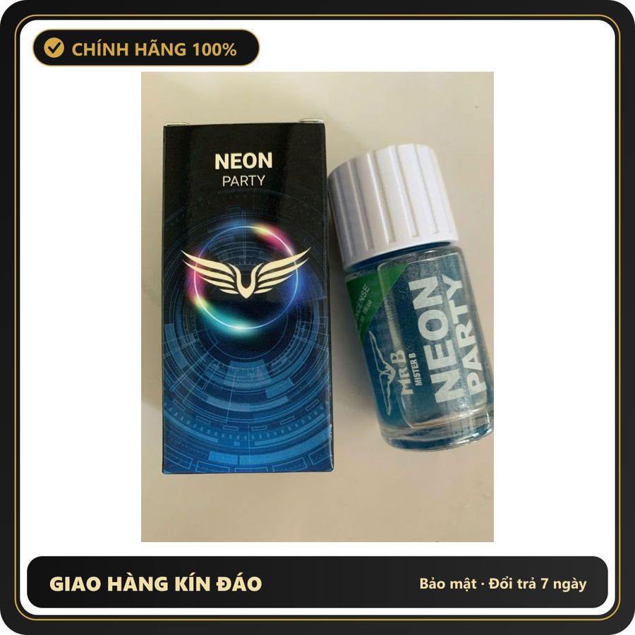 Chai hít tăng khoái cảm Popper MRB MISTER B 40ml Shop Chính Hãng, Giao Hàng Đúng Mẫu, Popper 40ml Neon Party USA, Hàng Cao Cấp,Ko Nhức Đầu, Ko Bỏng Mũ