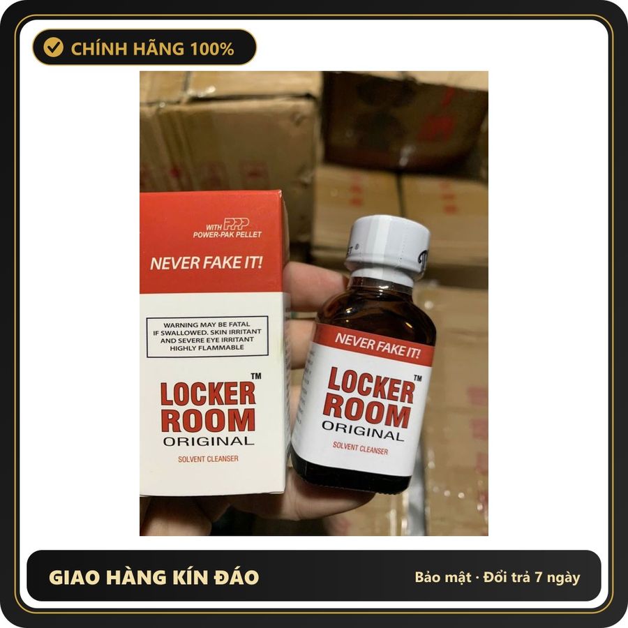 Chai hít tăng khoái cảm Popper LOCKER ROOM 30ml Popper 30ml Dùng Cho Ng Lờn, Hàng Chính hãng USA Cực Mạnh