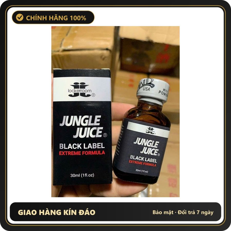 Chai hít tăng khoái cảm Popper lockerroom 30ml Popper 30ml USA Sale Dòng chính hãng cực mạnh, phê lâu, bao phê