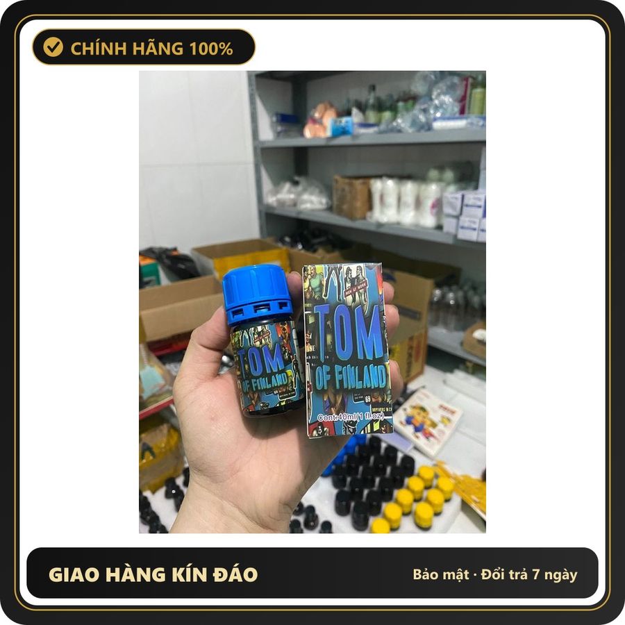 Chai hít tăng khoái cảm Popper TOM OF FINLAND 40ml Sale Popper 40ml USA, Hàng Chính hãng,Dòng cao cấp cực mạnh,ko nhức đầu,ko bỏng mũi