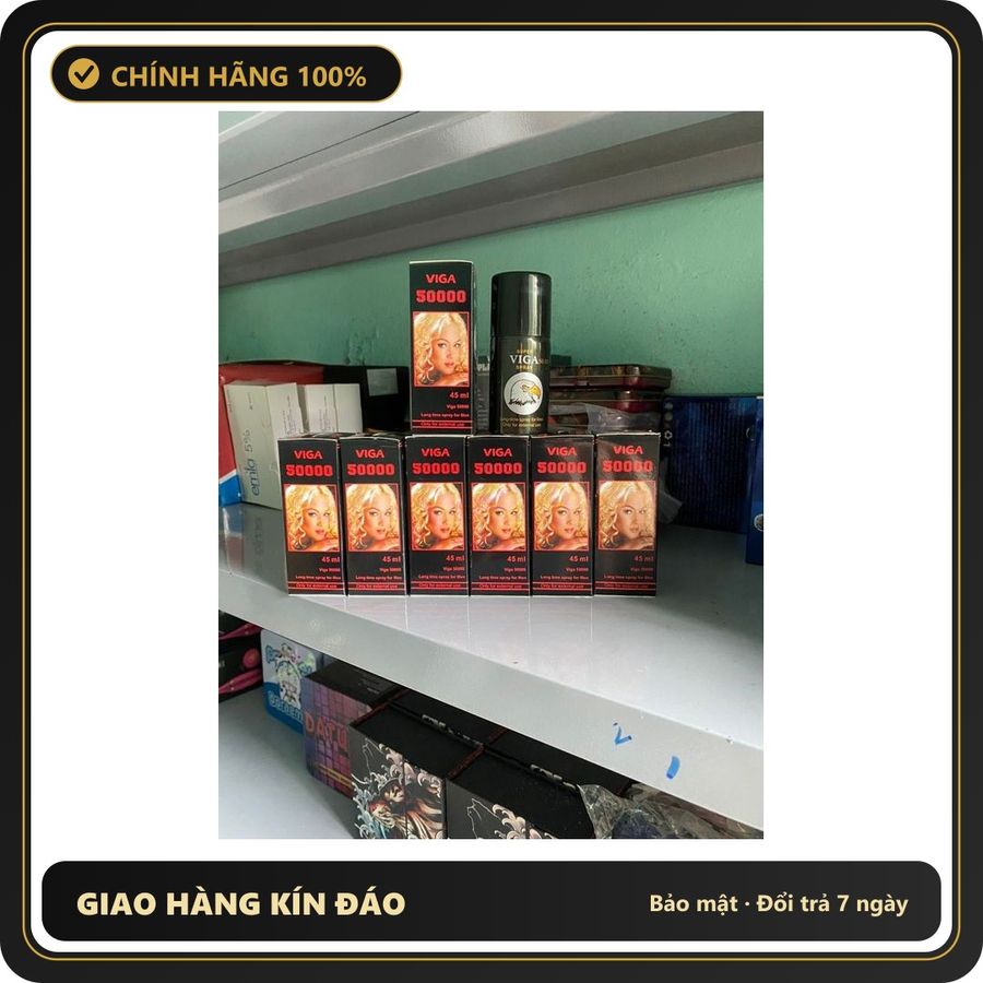 Chai xịt kéo dài thời gian nam VIGA 45ml Sale Xịt Cương Cứng cho nam giới 45ml, Cực Hay, ko tác dụng hoàn tiền