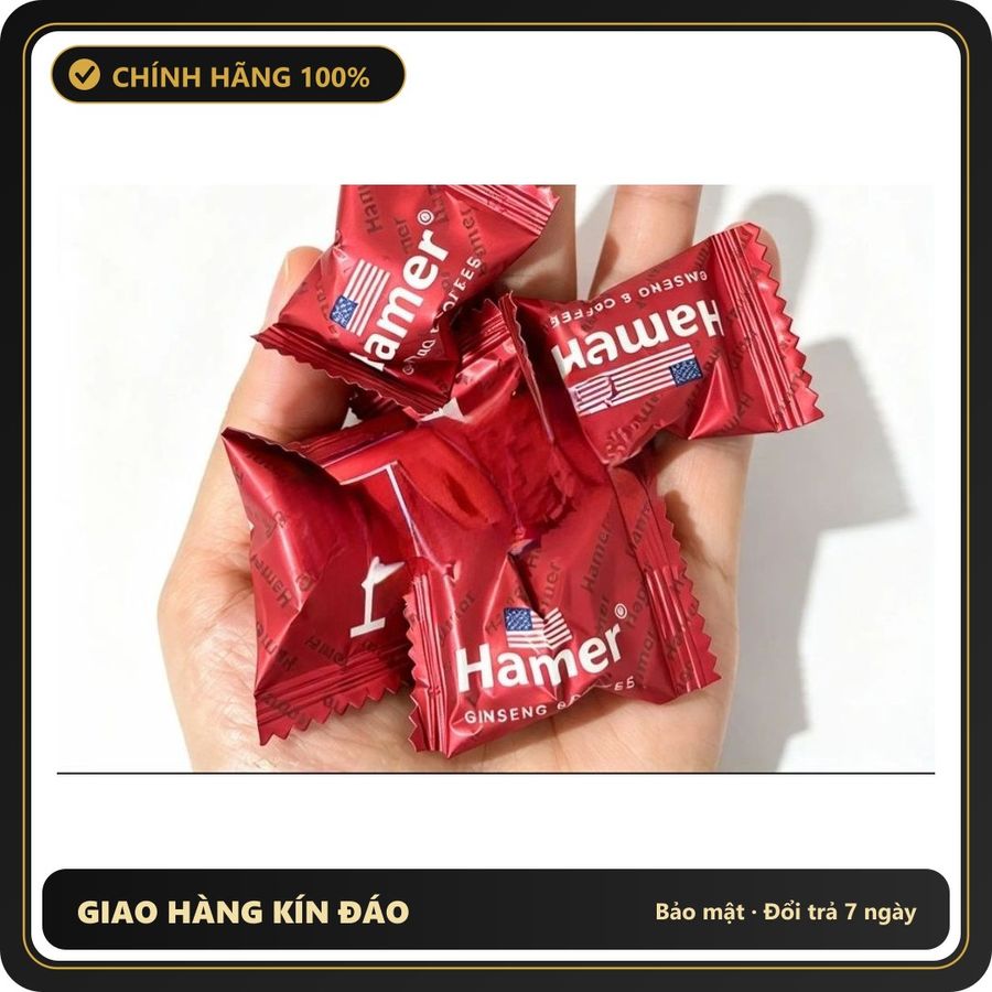 Viên uống hỗ trợ sinh lý nam Hamer Hàng Nhập Khẩu Chính Hãng USA 5 Viên Kẹo Sâm Hamer Mỹ, Giúp Hỗ Trợ Tăng Cường Sinh Lý Cho Nam, Cực Hay, Tác Dụng N