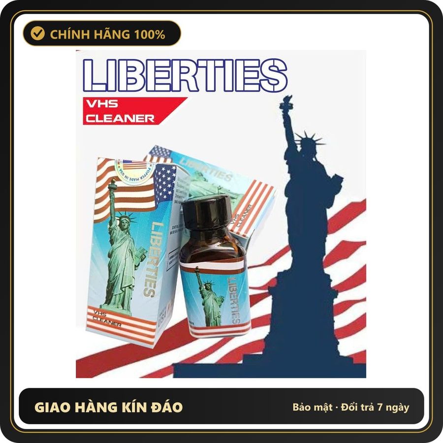 Chai hít tăng khoái cảm Popper LIBERTIES 30ml Nhà Thuốc Sức Khỏe.Com Sản Phẩm Chính Hãng, Chai Hít Kích Thích Khoái Cảm Popper 30ml USA, Hàng Nhập Khẩ