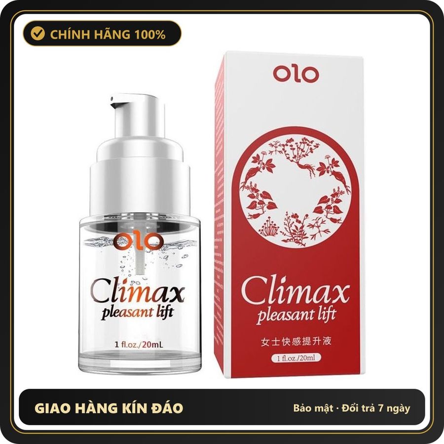 (Che Tên) Gel bôi trơn tăng khoái cảm OLO Climax Pleasant Lift 20ml chính hãng giá siêu rẻ Hỗ Trợ 24/7