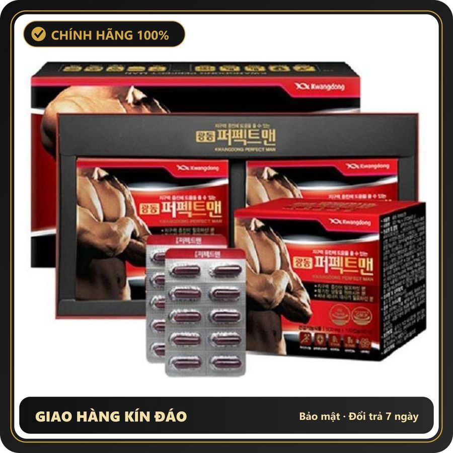 (Che Tên) [ Hàng Chuẩn ] Viên Uống Tăng Cường Sinh Lý Nam Giới Kwangdong Hàn Quốc, Hộp 240 Viên, Giúp Bổ Thận Tráng Dương Bảo Mật Tuyệt Đối