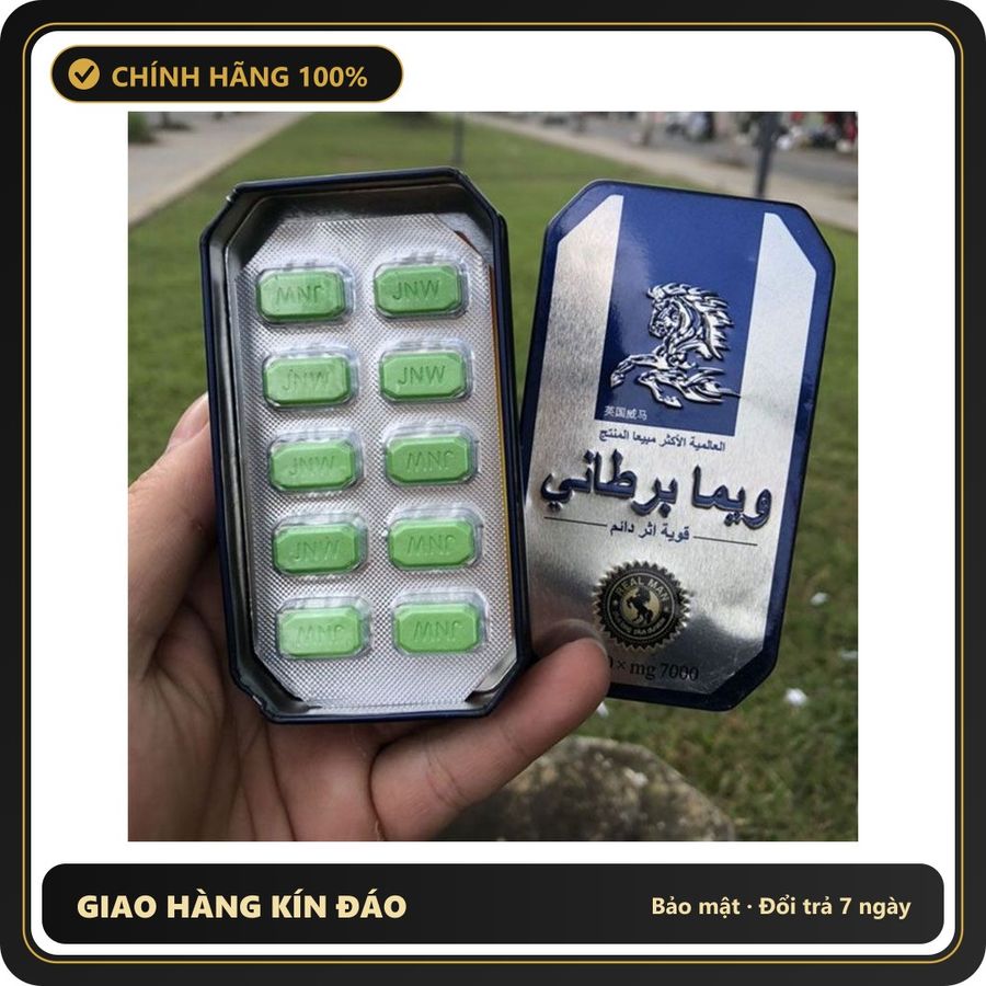 (Che Tên) 2 hộp Ngựa Thái 7000mg Chính Hãng Thái Lan - Hộp 10 Viên Giao Nhanh Toàn Quốc