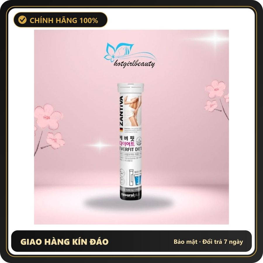 (Che Tên) Giảm cân Zantiva sủi giảm cân cấp tốc từ 3-12kg an toàn giảm mỡ bụng đùi bắp tay bắp chân tan mỡ body thanh lọc cơ thể] Giao Nhanh Toàn Quốc