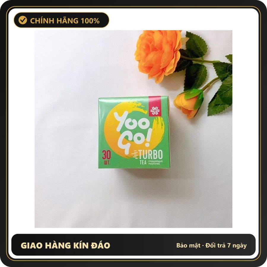 (Che Tên) [Combo 4 hộp] Trà Thảo Mộc Giảm Mỡ - Trà Body YooGo Turbo Siberian Thải Độc Cơ Thể Giao Nhanh Toàn Quốc