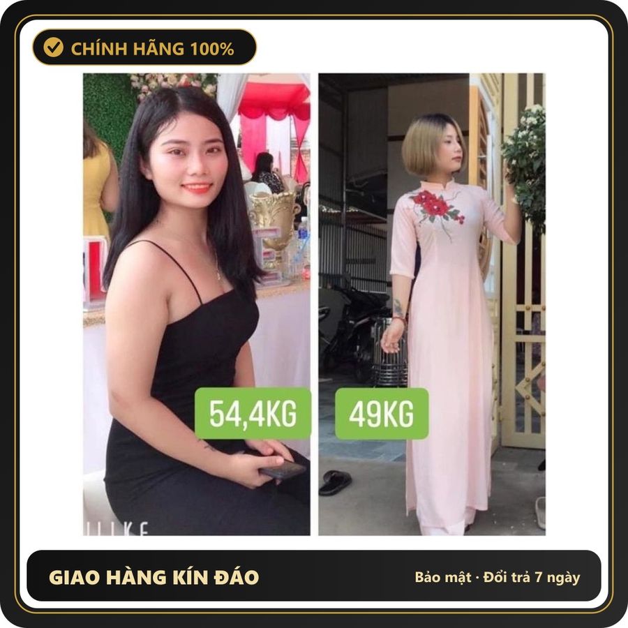 (Che Tên) Giảm cân VINCENT Liệu trình 30 ngày tặng 20 viên detox giảm mỡ bụng An toàn- hiệu quả Giao Nhanh Toàn Quốc