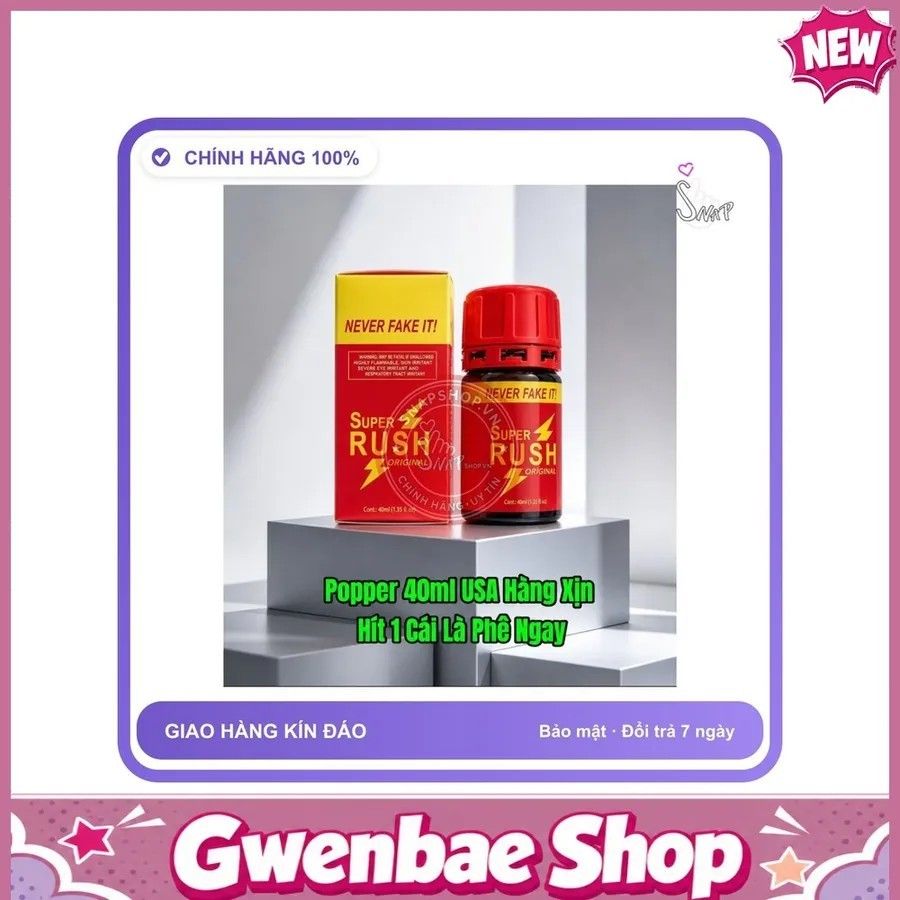 ( Real USA) Popper 40ml  giá tốt sale 