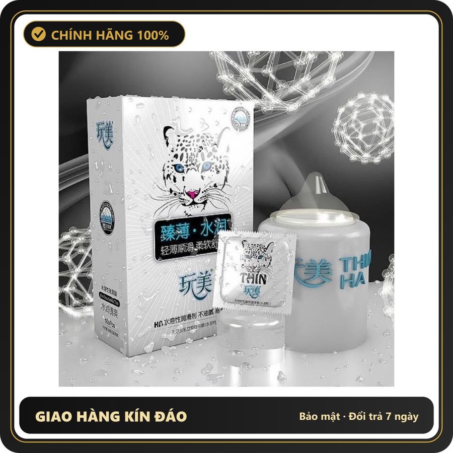 (Che Tên) Bao cao su con Báo_Size 52±2mm (đường kính)_Hộp 100 chiếc_Hàng nội địa Trung Hỗ Trợ 24/7