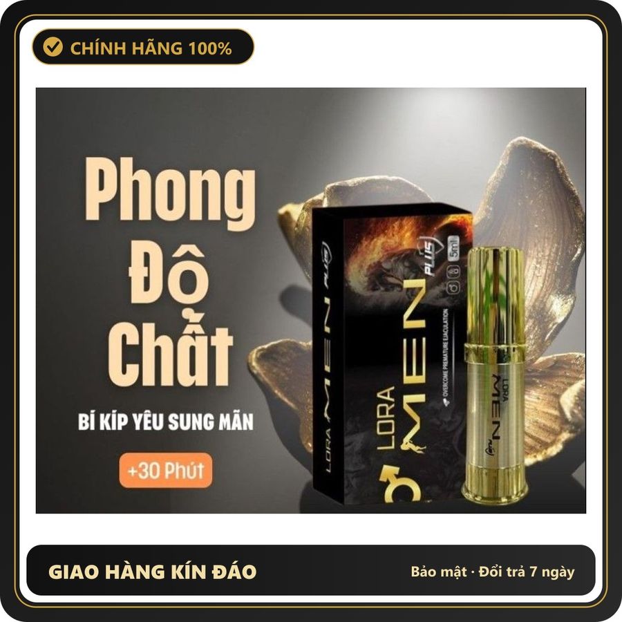 (Che Tên) Loramen Plus Xịt Nhanh 30 Lần Tăng thời gian abcxyz Bảo Mật Tuyệt Đối