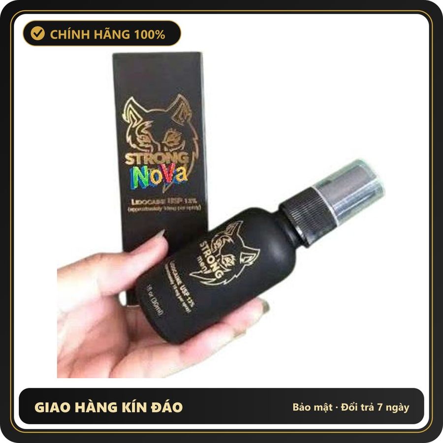 (Che Tên) Nova xịt khử mùi nam giới lọ 30ml Chuẩn Auth - thấm nhanh không nhờn rít, dùng trước khi quan hệ, nhỏ gọn dễ mang theo