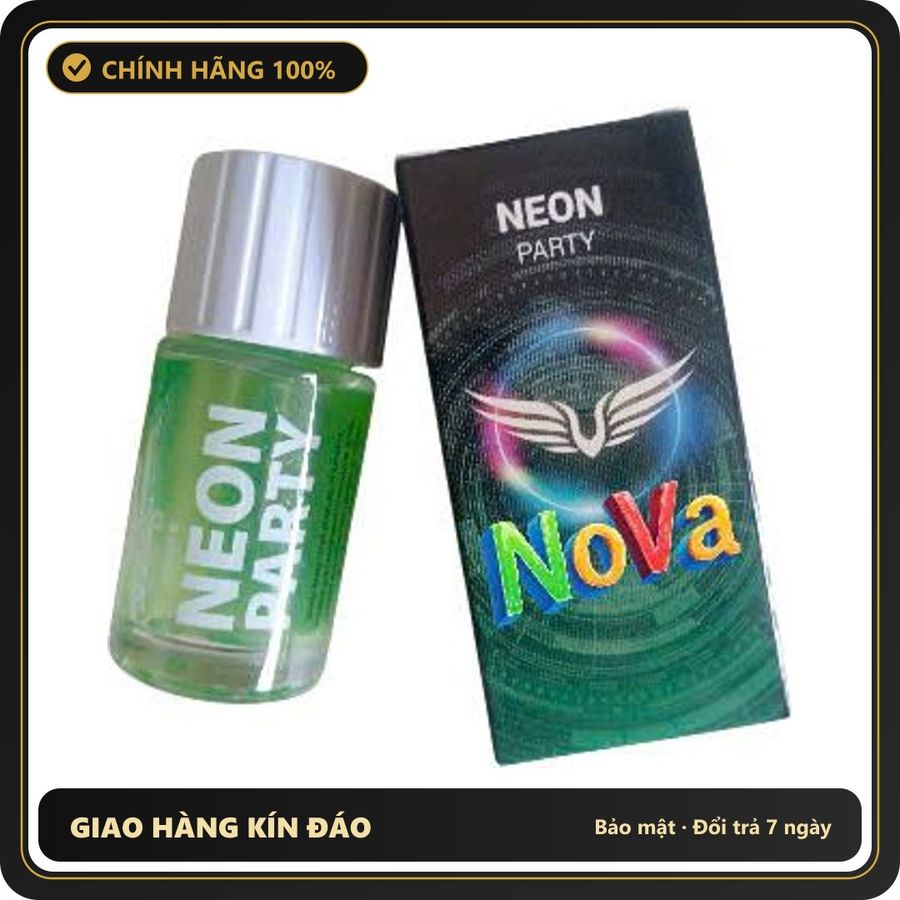 (Che Tên) Tinh Dầu Popper PWD Neon Party xanh – Siêu Kích Thích, Chính Hãng 40ml Cho Cặp Đôi Cao Cấp Bảo Đảm