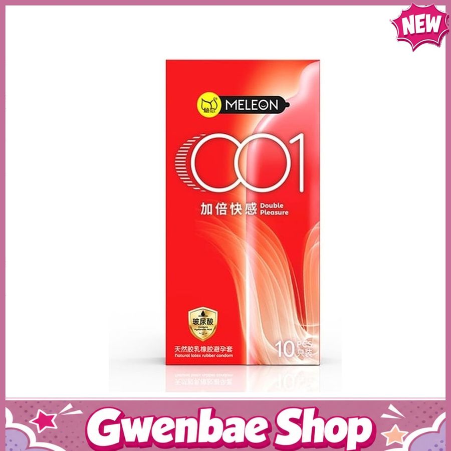 Bao cao su siêu mỏng Meleon 001 - Hộp 10 cái - Gwen Shop Chính Hãng