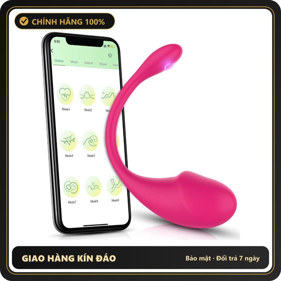 (Che Tên) Máy massage cá nhân không dây – 10 chế độ rung, kết nối điện thoại, pin sạc USB Bảo Mật Tuyệt Đối