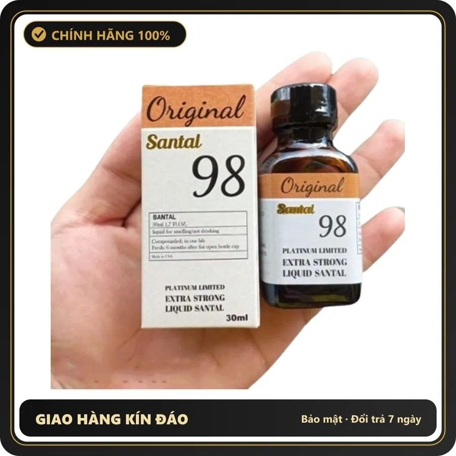 Che Tên) Popper Original Santal 98 30ml Chính Hãng 448285 Hộp Trắng Kín