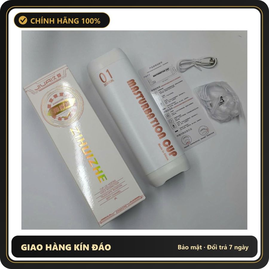 (Che Tên) Máy giả Â.m Đa.o pin sạc cao cấp ZIHUI ZHE [tặng kèm gel bô.i trơ.n] Hộp Trắng Kín