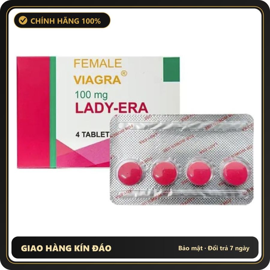 (Che Tên) Vỉ 4 viên Tăng sinh lý nữ - kích thích ham muốn Lady Giao Nhanh Toàn Quốc