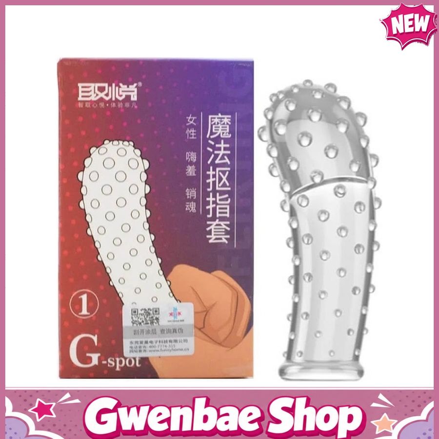 Bao cao su ngón tay G-spot 1 - Gai nổi toàn thân - Hộp 1 cái - Gwen Shop Chính Hãng