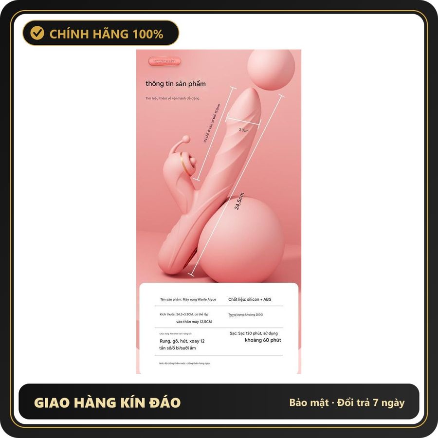 (Che Tên) Dương vật giả rung nhấp chuyển động đẩy tới và lui se hạt le khiêu khích bạn tình - pin sạc cao cấp Hỗ Trợ 24/7